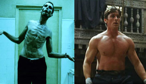 steroids, christian bale, batman, the machinist, muscle gain, fat loss, celebrities, celebrity diets, celebrity workouts